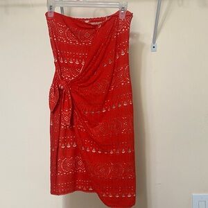 Free People Red Mini Dress